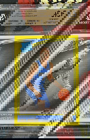 Luka Doncic Yellow Flood Rookie