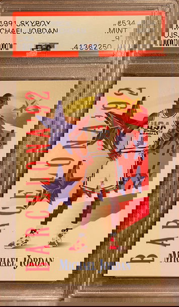 1991 Michael Jordan USA Skybox 534