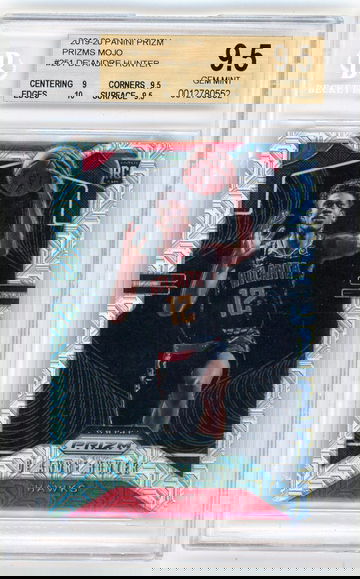 De'Andre Hunter 2019-20 Panni Prizm Mojo Refractor Rookie RC /25 BGS 9.5 Hawks NBA