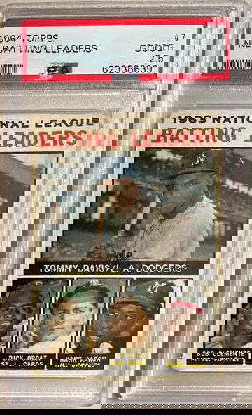 1964 TOPPS #7 NL BATTING LEADERS-PSA 2.5 GOOD