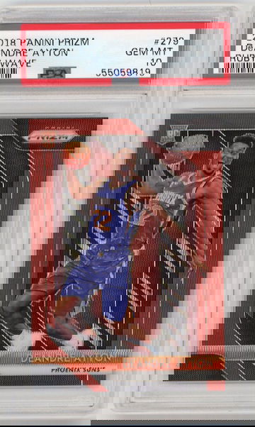 DeAndre Ayton 2018 Prizm Ruby Wave PSA 10 Rookie