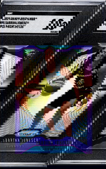 2020 WNBA Prizm Sabrina Ionescu Purple Prizm /125 SGC 10 ROOKIE 