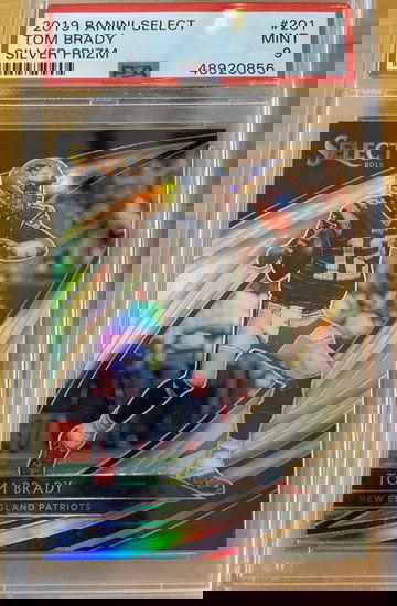 2019 Select Silver Prizm Tom Brady Field Level PSA 9