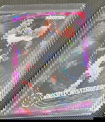 2024-25 prizm black 54 Russell Westbrook 54 purple ice /149