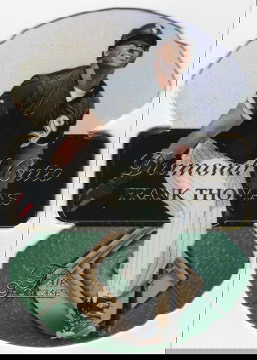 1997 FLAIR SHOWCASE DIAMOND CUTS # 17 OF 20 FRANK THOMAS HOF