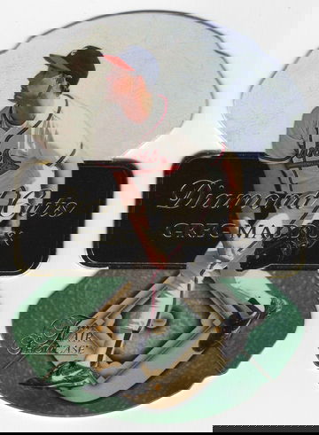 1997 FLAIR SHOWCASE DIAMOND CUTS # 10 OF 20 GREG MADDUX HOF