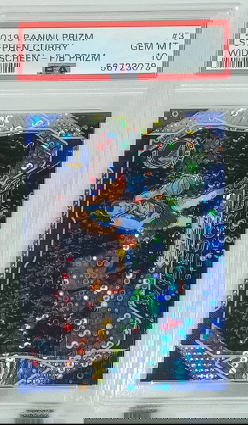 Stephen Curry Widescreen Fast Break Prizm PSA 10