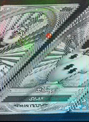 2025 Topps Mint Frozen Olaf BLACK /10