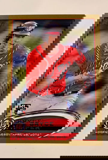 2012 Topps Update #US183 Bryce Harper Rookie RC Gold /2012 Nationals Phillies SP