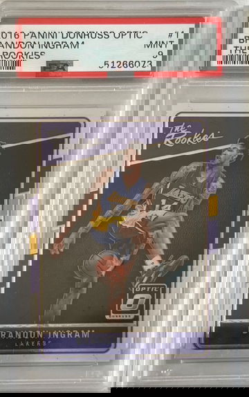 2016 Panini Donruss Optic Brandon Ingram The Rookies PSA 9 RC Lakers