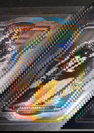 2017 #123 panini select James Harrison tye dye 7/25 die cut