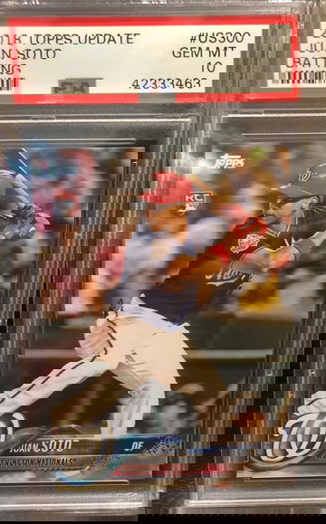 (2) Juan Soto 2018 Topps Update PSA 10's