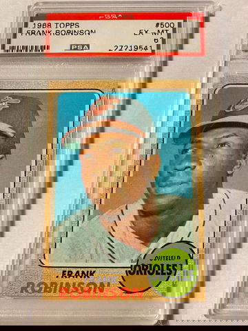 1968 Topps Frank Robinson #500 PSA 6