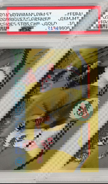 2018 Bowman Draft Chrome Grayson Rodriguez Gold Refractor #'d 40/50 PSA 10 GEM MINT