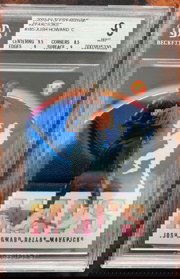 2003-04 Topps Pristine Refractors 0446/1999 Josh Howard BGS 9