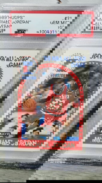 1989 Hoops Michael Jordan All-Star PSA 10