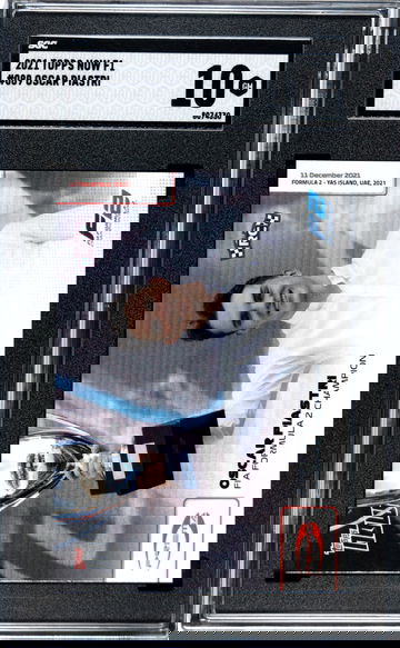 2021 Topps Now F1 Oscar Piastri Rookie RC F2 Champion Formula 1 2 SGC 10