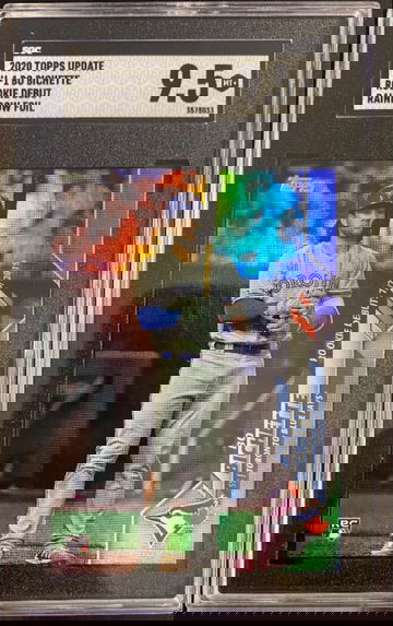 2020 Topps Update #U-1 Bo Bichette Rookie Debut Rainbow Foil SGC 9.5 Mint