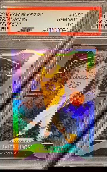 Lebron James 2019 Prizm Silver PSA 10