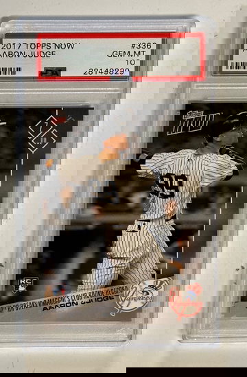 2017 Topps Now Aaron Judge PSA10 