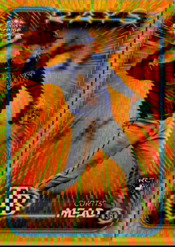 2024 Topps Chrome Update Series - Radiating Rookies Curtis Mead #RR-30 (RC)