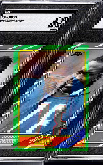 1986 Topps Bruce Smith Rookie SGC 6