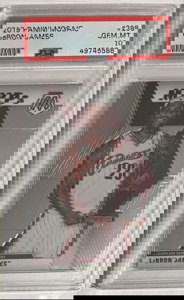 2019 Mosaic MVP LeBron James PSA 10 Cavaliers Lakers