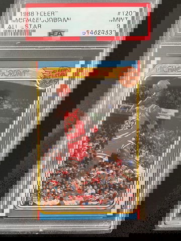 1988 Fleer All-Star #120 Michael Jordan PSA 9
