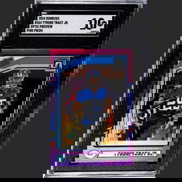 2024 DONRUSS #364 TYRONE TRACY JR. OPTIC PREVIEW PINK PRIZM 10