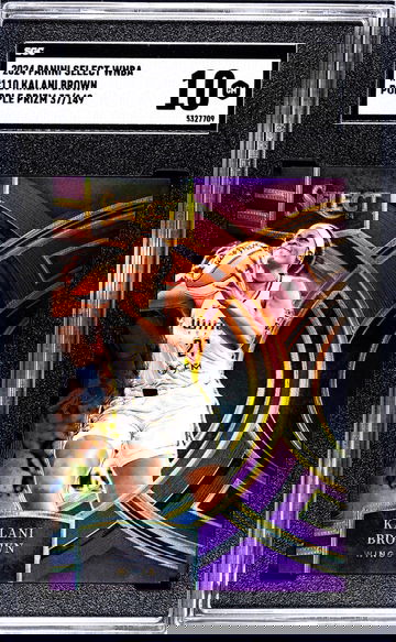 2024 Panini Select Purple Prizm Kalani Brown #110 /149 SGC 10