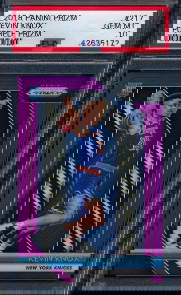 Kevin Knox 2017 Prizm Purple RC /75