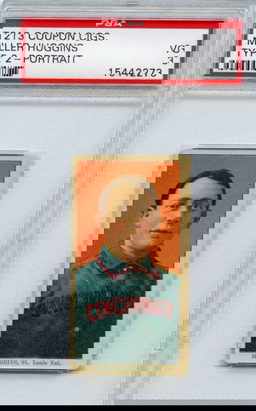 T213 Coupon Miller Huggins Type 2 Portrait PSA 3