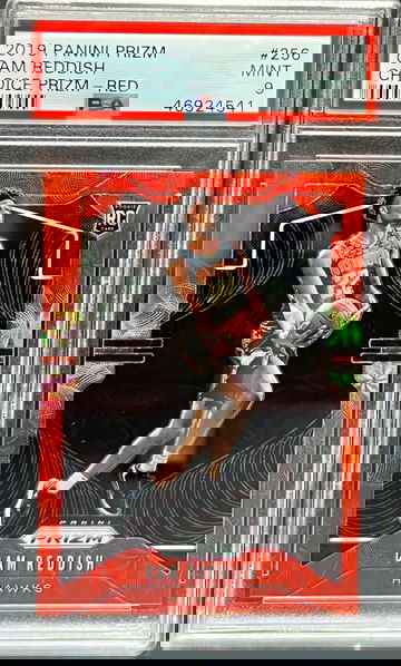 2019 Panini Prizm Cam Reddish 256 Choice Prizm Red /88! PSA 9!