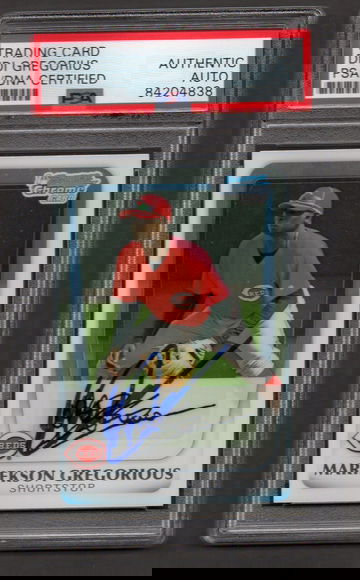 Didi Gregorius Signed Autographed 2011 Bowman Chrome #209 RC PSA DNA COA