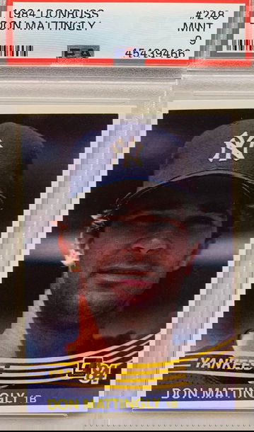 DON MATTINGLY  - 1984  Donruss  # 248  PSA 9   MINT