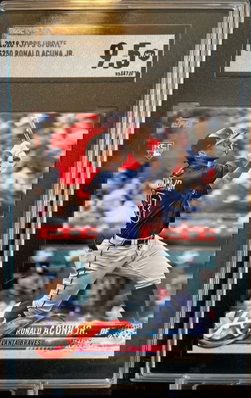 Ronald Acuna Topps Update 2018 Rookie RC SGC 9.5