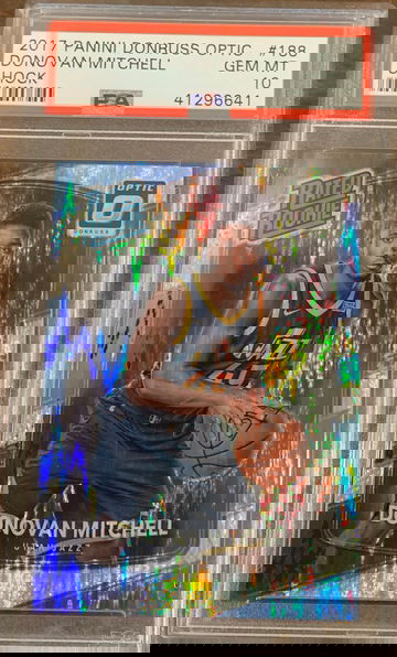 Donovan Mitchell PSA 10 Optic Shock