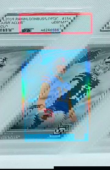 Josh Allen Optic Holo Rated Rookie PSA 10