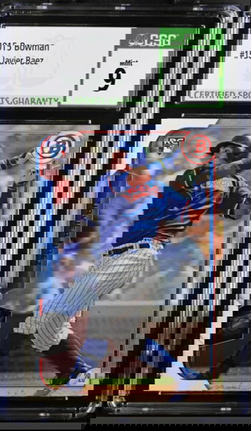 2015 Bowman 150 Javier Baez RC CSG 9 Mint