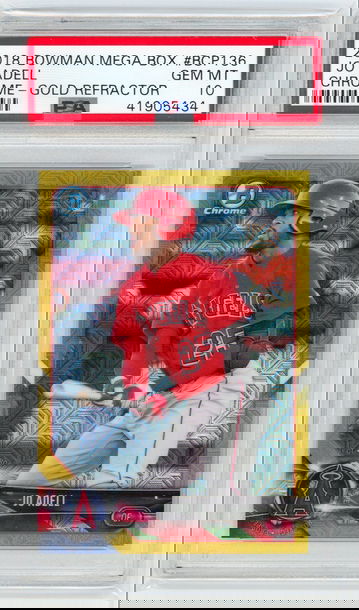 Jo Adell 2018 Bowman Mega Gold /50