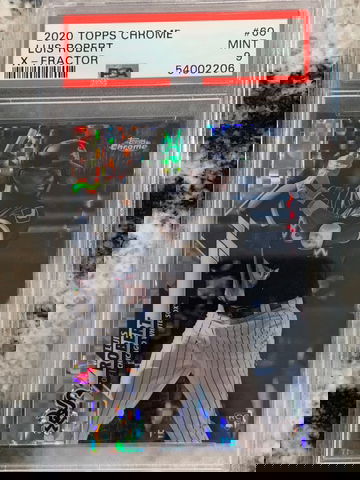 2020 Topps Chrome Luis Robert Xfractor Psa 9