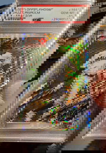 2021 Topps Chrome Jazz Chisolm Rookie SP RC XFRACTOR Refractor #144 PSA 10