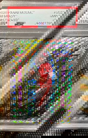 2020 Mosaic Stained Glass #SG2 Tom Brady PSA 9