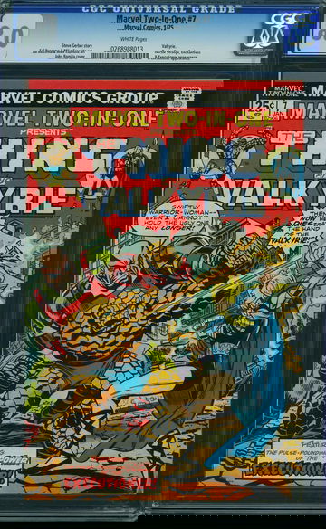 MARVEL TWO-IN-ONE #7, CGC 8.0 VF