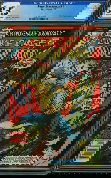 POWER MAN ANNUAL #1, CGC 8.5 VF+