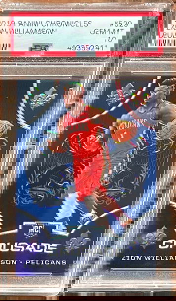 Zion Williamson Chronicles Crusade Blue /99