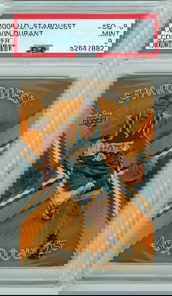 Kevin Durant 2008 Upper Deck Starquest Copper #SQ-9 PSA 9