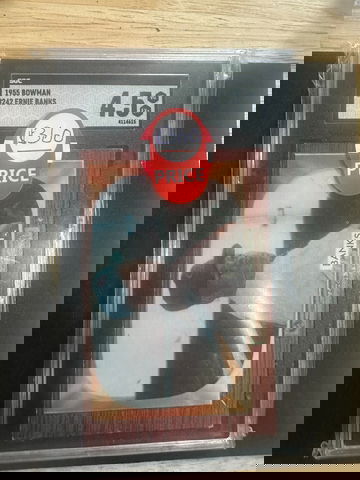 1955 BOWMAN ERNIE BANKS 2ND YEAR #242 SGC 4.5