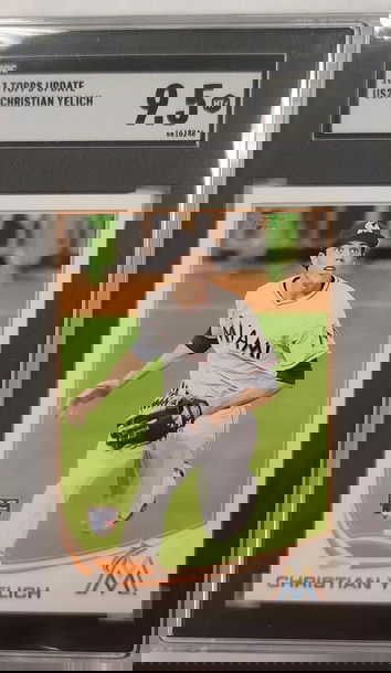 Christian Yelich 2013 Topps Update SGC 9.5