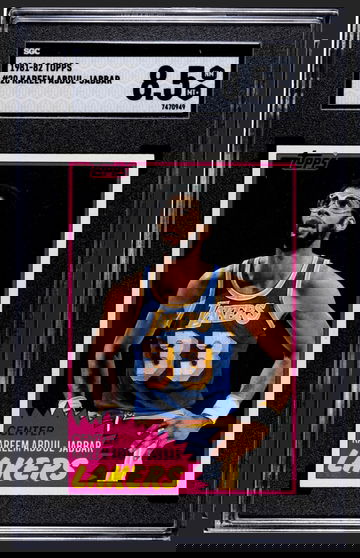 1981-82 topps Kareem Abdul-Jabbar SGC 8.5